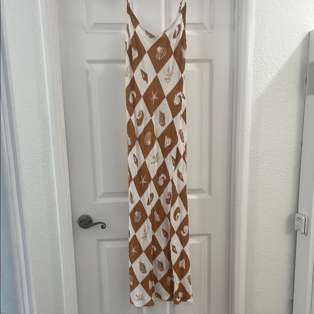 Dissh Mele Tangerine Shell Midi Dress